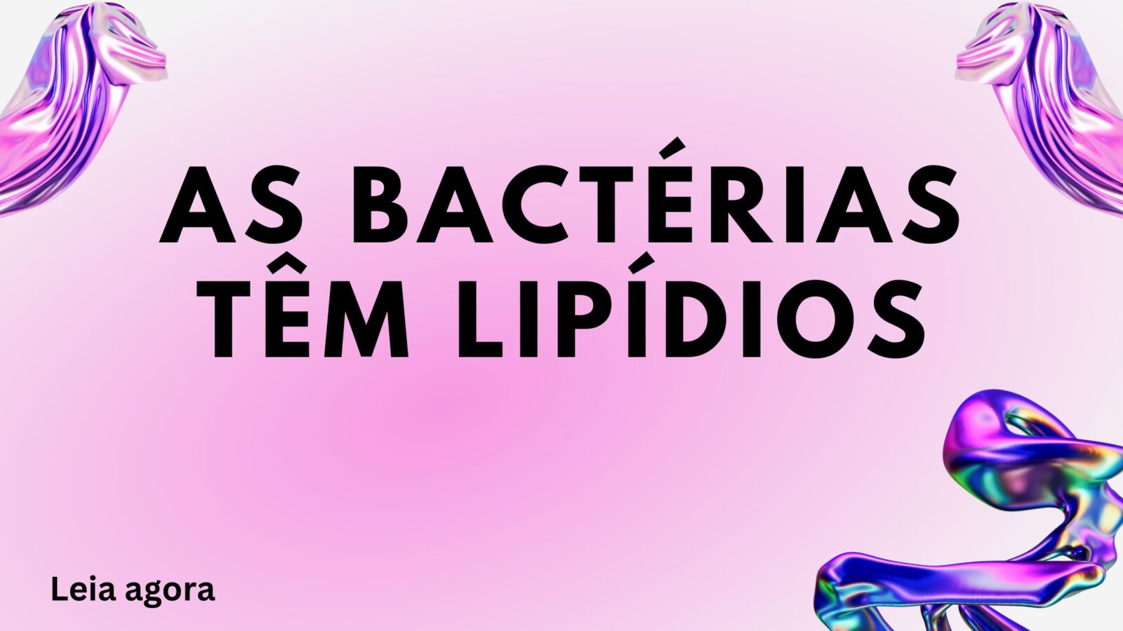 as bactérias têm lipídios